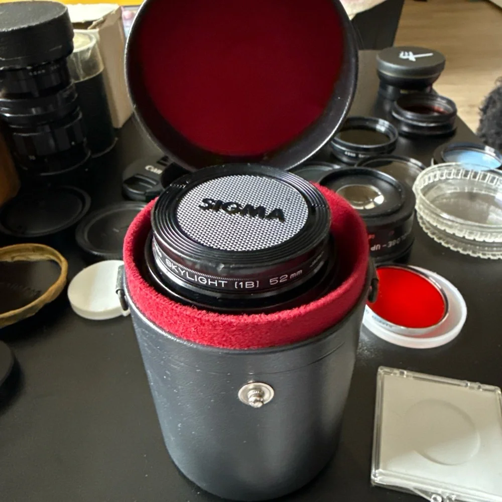 Sigma Beauty Black Camera Lens with Case